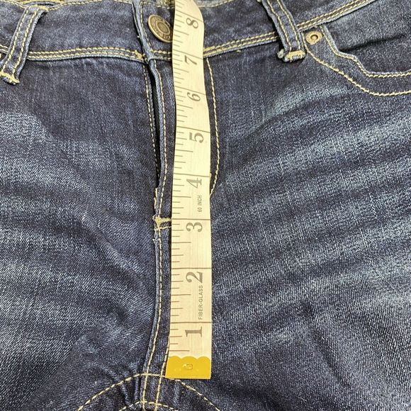 Maurices Women's Jeans Denim Flex size 6Reg Mid rise Bootcut Dark wash 5 pocket - Picture 10 of 11